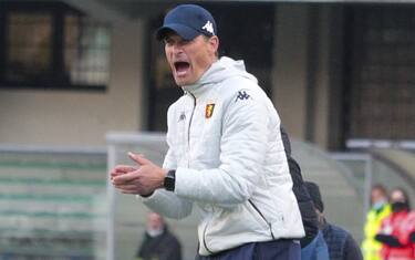 Verona (VR), Italia, 04 Aprile 2022, Stadio Marc'Antonio Bentegodi, 31Â° giornata Campionato di calcio Serie A Tim 2021/2022, incontro tra le squadre dell'Hellas Verona e del Genoa CFC, nella foto: Mister Alexander Blessin