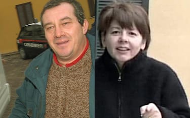 Rosa Bazzi e il marito Olindo Romano i coniugi  condananti per la strage di Erba. ANSA