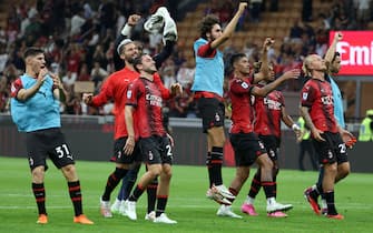 Ac Milan’s players react at the end of the Italian serie A soccer match between AC Milan and Torino at Giuseppe Meazza stadium in Milan, 26 August 2023.
ANSA / MATTEO BAZZI