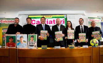 Presentazione dell'album delle figurine dei calciatori Panini 2022-2023 presso la sede della Lega Calcio in via Rosellini a Milano, 12 gennaio 2023.ANSA/MOURAD BALTI TOUATI