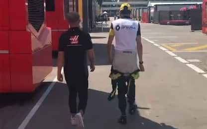 Magnussen chiarisce con Ocon. O ci prova... VIDEO