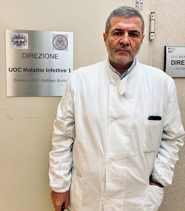 Raffaele Bruno dirige il reparto di malattie infettive del San Matteo di Pavia