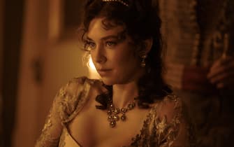 Vanessa Kirby stars as Empress Josephine in Apple Original Films and Columbia Pictures theatrical release of NAPOLEON.  Photo by: Aidan Monaghan