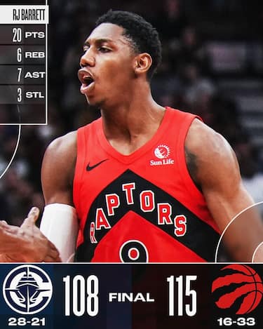 TORONTO RAPTORS-L.A. CLIPPERS 115-108