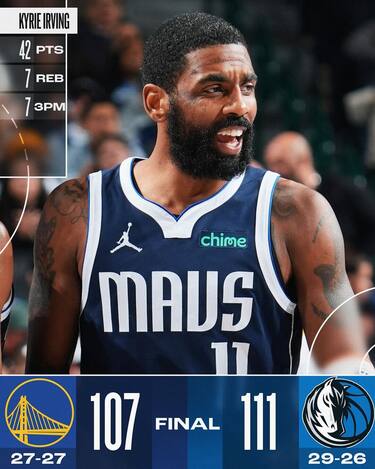 DALLAS MAVERICKS-GOLDEN STATE WARRIORS 111-107