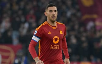 Lorenzo Pellegrini (AS Roma);  during the Italian Football Championship League A 2023/2024 match between AS Roma vs US Sassuolo at the Olimpic Stadium in Rome on 17 March  2024.