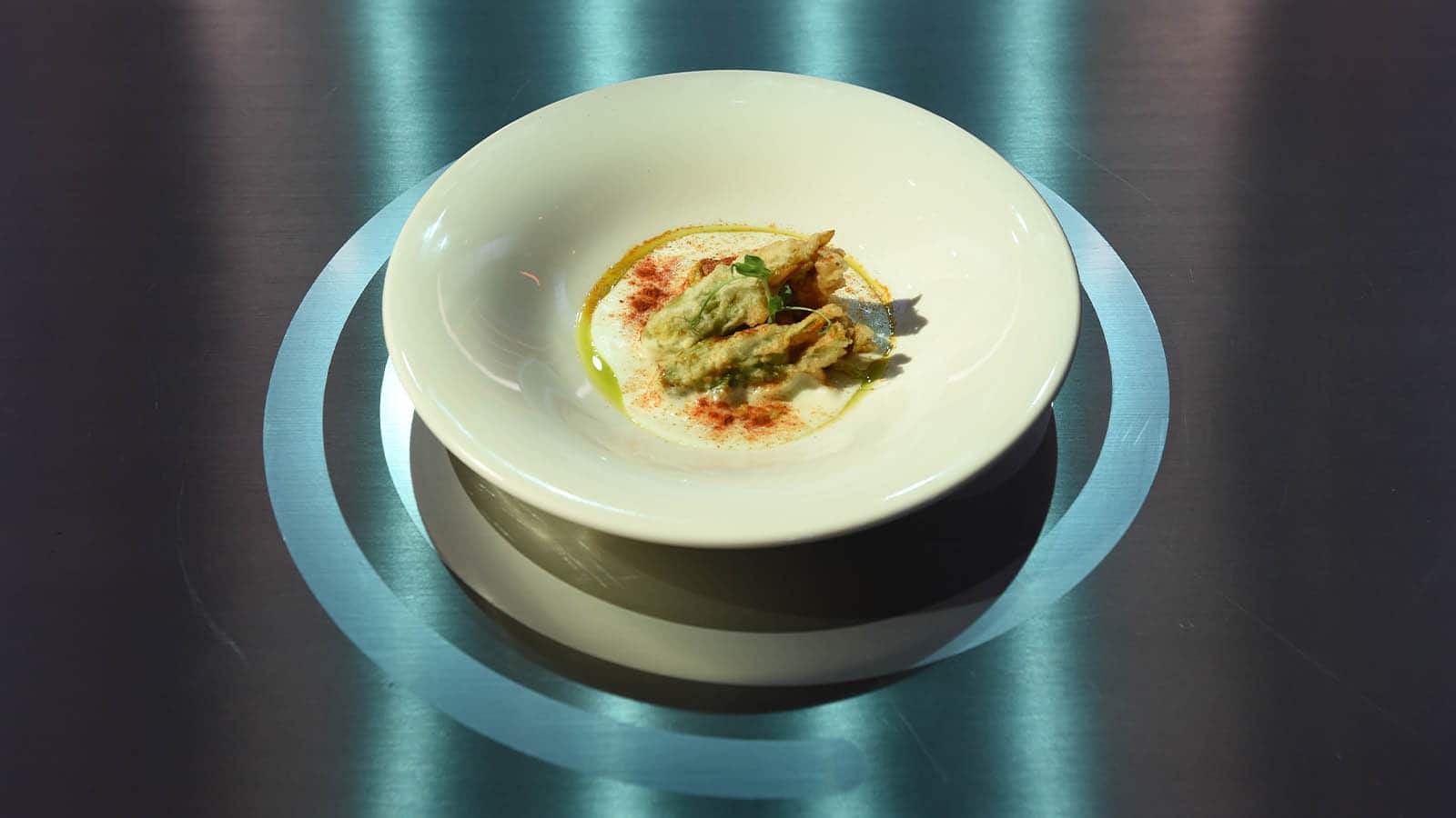Masterchef: Fiori di zucca ripieni di rossetti, primo sale e peschiole ...