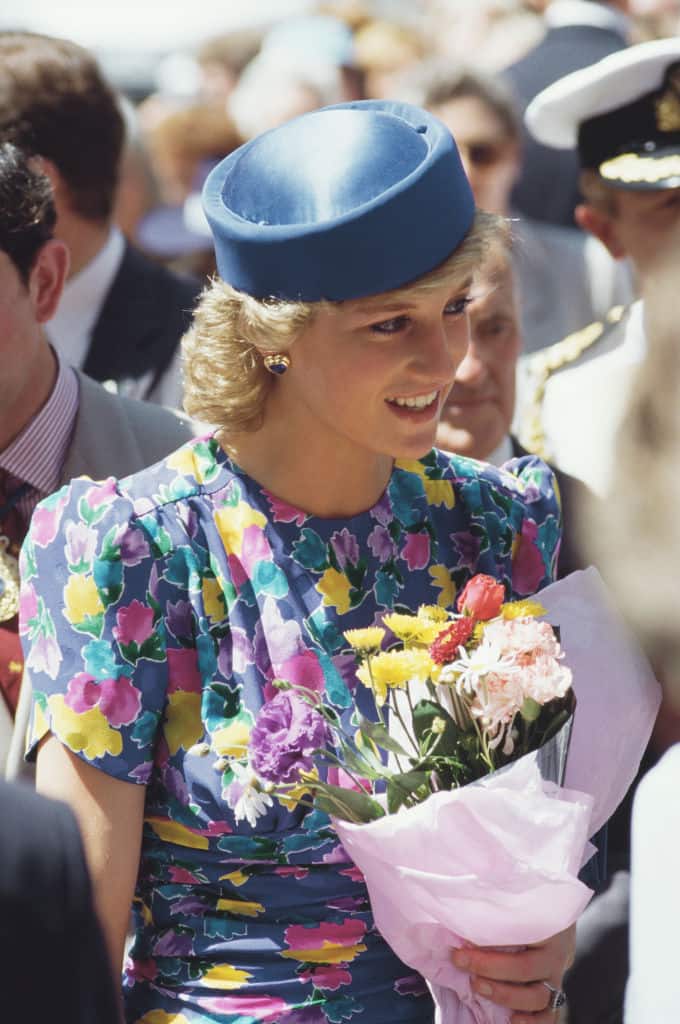 Uno degli abiti indossati da Diana Spencer all'asta