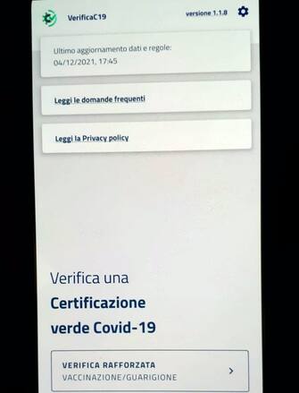 Super green pass, aggiornata l'app Verifica C19