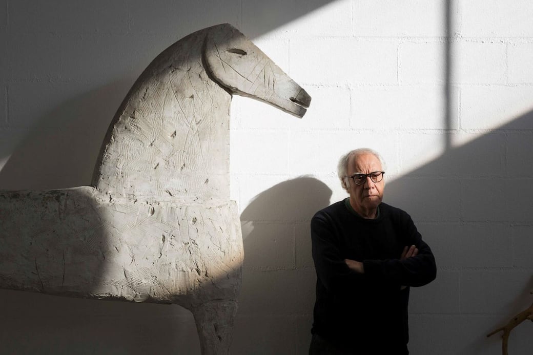 Ritratto di Mimmo Paladino. Ph. Lorenzo Palmieri