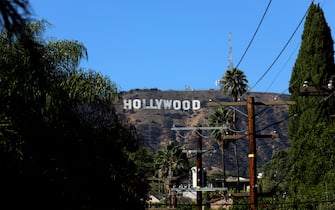 LOS ANGELES - SEPTEMBER 11:  Thomas Fisk Goff's famous 'Hollywood Sign' atop Mount Lee in the Hollywood Hills area of the Santa Monica Mountains photographed from a random street in Los Angeles, California on September 11, 2017.  MANDATORY MENTION OF THE ARTIST UPON PUBLICATION - RESTRICTED TO EDITORIAL USE.  (Photo By Raymond Boyd/Getty Images)
  
