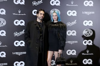 MILAN, ITALY - DECEMBER 01: Sixpm and Rose Villain attend the "GQ Men Of The Year" Red Carpet at Palazzo Serbelloni on December 01, 2022 in Milan, Italy. (Photo by Vittorio Zunino Celotto/Getty Images)