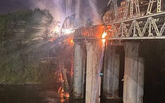 incendio ponte roma