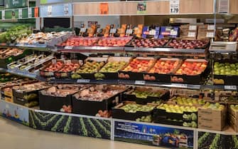 Frutta in un supermercato