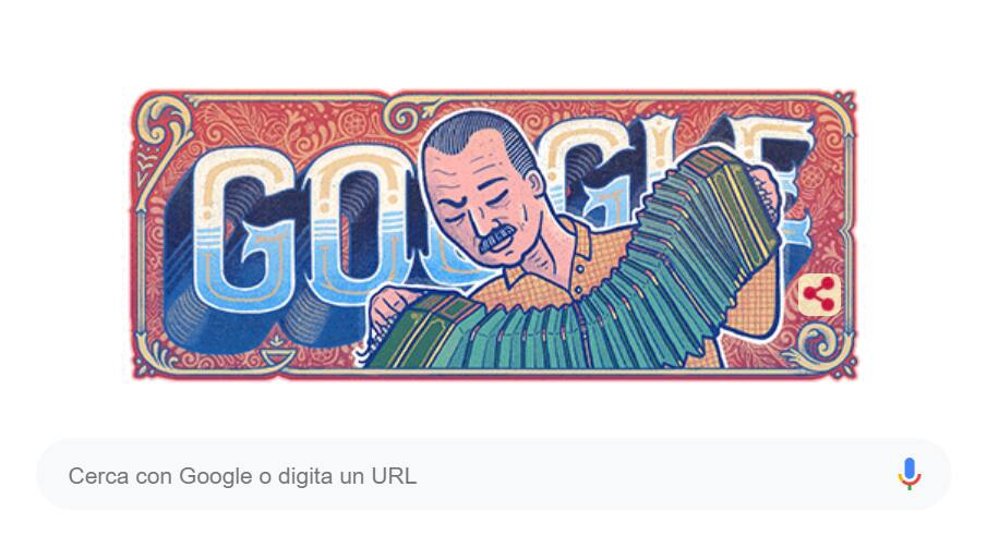 astor piazzolla doodle