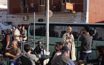 Anna Ferzetti in una scena delle miniserie
