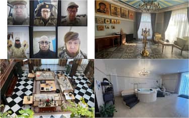 Le foto a casa di Prigozhin
