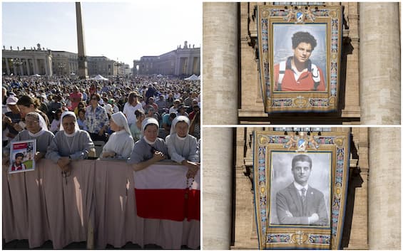 Oggi la canonizzazione di Carlo Acutis e Pier Giorgio Frassati: messa Papa Leone alle 10 Oggi la canonizzazione di Carlo Acutis e Pier Giorgio Frassati: messa Papa Leone alle 10