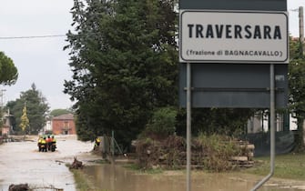  Inondazioni in Emilia-Romagna. Traversara, frazione del comune di Bagnacavallo dove risultano 2 dispersi. Foto Fabrizio Zani/Pasquale Bove