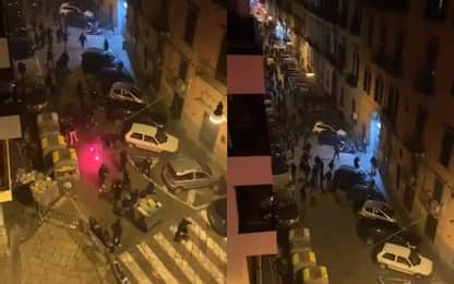 Scontri tra ultras anche in serata: caos a Napoli