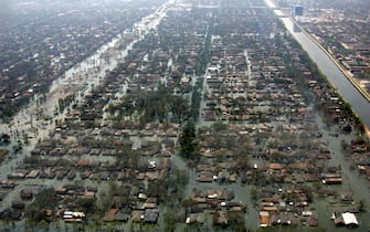 [Retrospettiva] L'uragano Katrina che distrusse New Orleans tra il 29 e il 31 agosto 2005 nelle immagini storiche dell'agenzia statunitense UPI