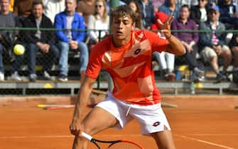 Flavio Cobolli (ITA) during the match
ATP Challenger Roma Garden Open 2023 Mens'S Singles Semifinals on April 29,2023 at Garden Tennis Club in Rome, Italy