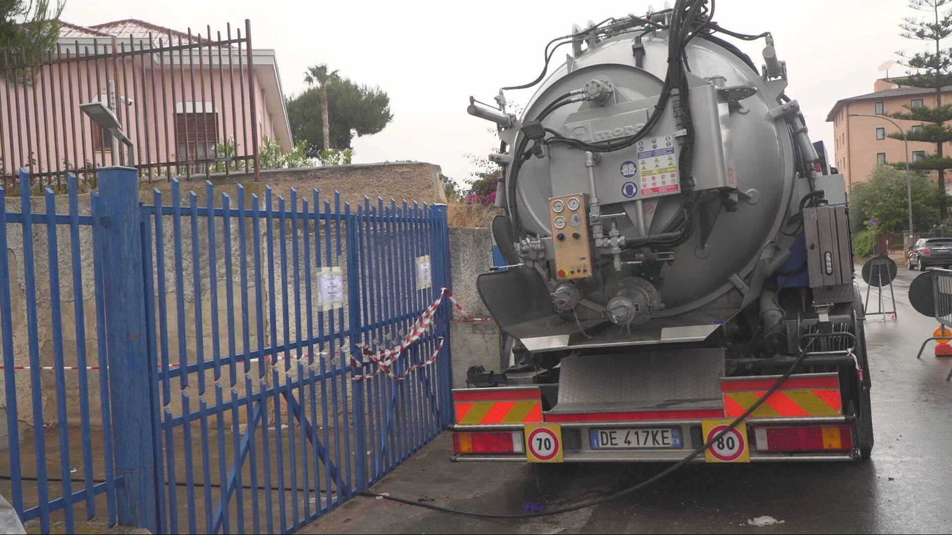Il luogo della strage a Casteldaccia