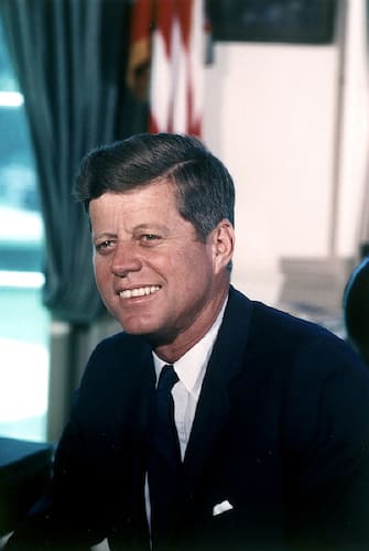 October 26, 2017 - FILE - The government is due to release Thursday more than 3,000 files about the assassination of former President John F. Kennedy. The files would be the last to be released by the National Archives under a 1992 law that ordered the government to make all remaining documents pertaining to the assassination public. There has long been a trove of conspiracy theories surrounding Kennedy's death in Dallas on Nov. 22, 1963, including doubts about whether assassin Lee Harvey Oswald acted alone, as the Warren Commission determined in its report the following year. Pictured: July 11, 1963 - Washington, District Of Columbia, U.S - Portrait Photograph of United States President John F. Kennedy taken at the White House. (Credit Image: © Prensa Internacional/ZUMAPRESS.com)