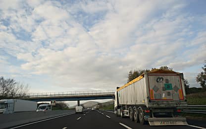 Traffic on A1 Milan - Rome - naples highway