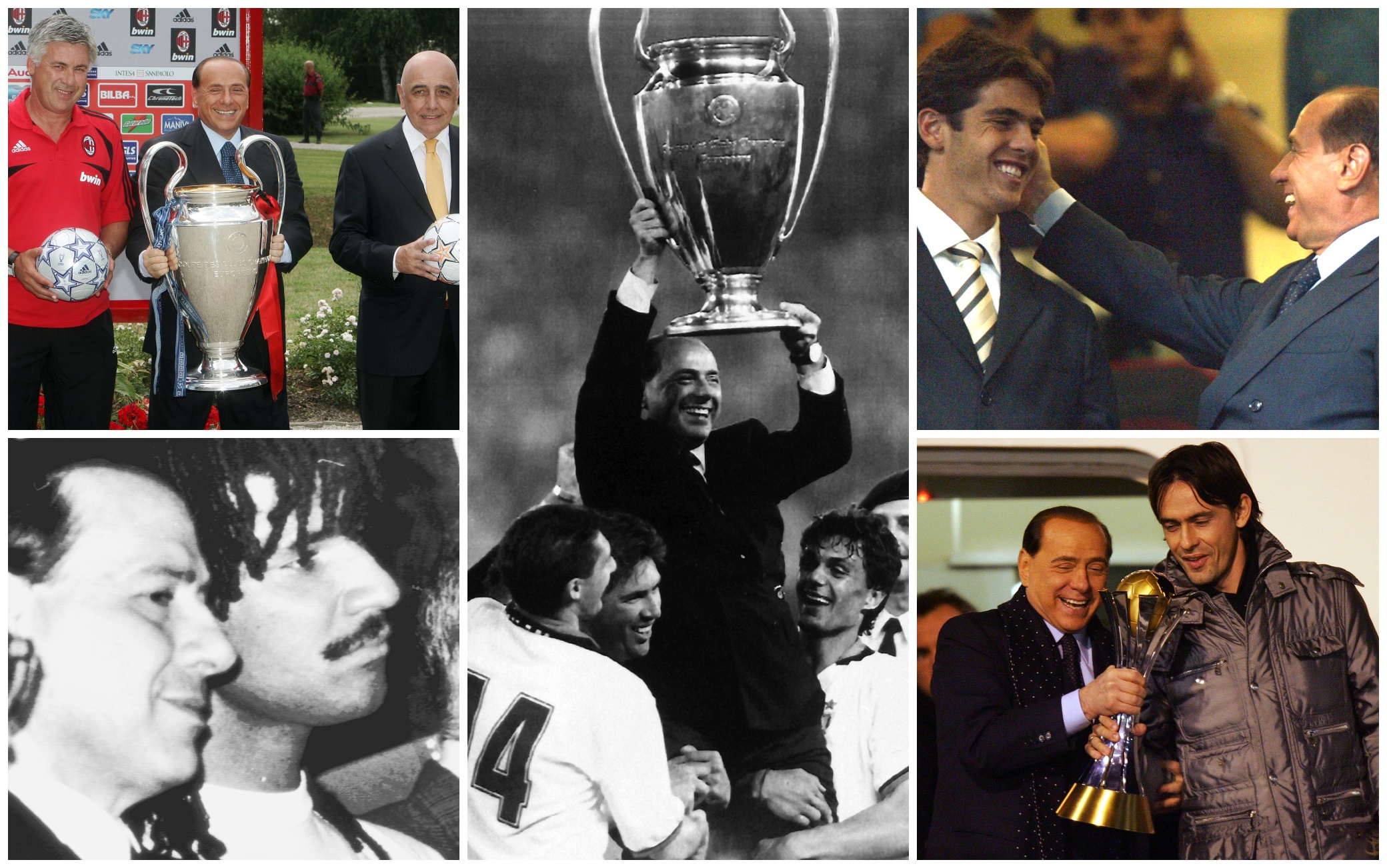 Il Milan di Silvio Berlusconi 29 trofei in 31 anni e tanti campioni