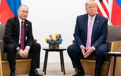 June 28, 2019 - Osaka, Japan - President DONALD TRUMP participates in a bilateral meeting with the President of the Russian Federation VLADIMIR PUTIN during the G20 Japan Summit Friday, June 28, 2019, in Osaka, Japan (Credit Image: © White House/ZUMA Wire/ZUMAPRESS.com)
