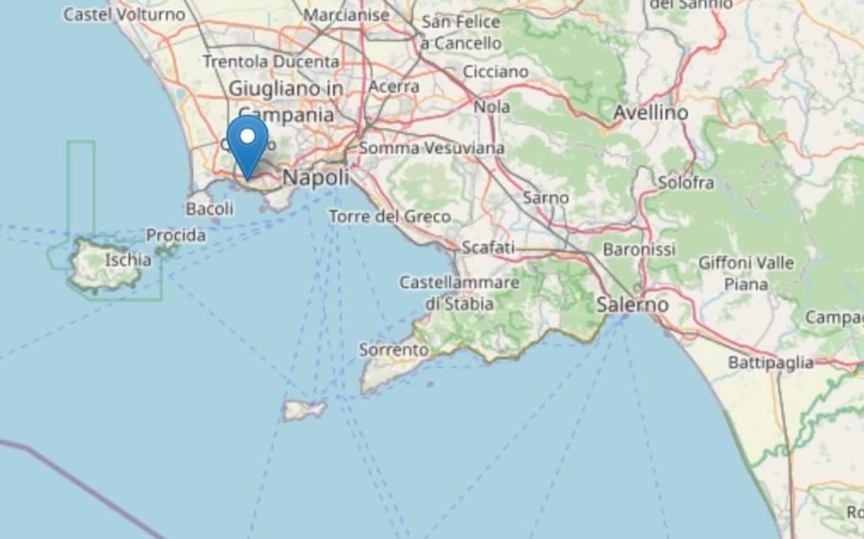 Campi Flegrei, terremoto di magnitudo 3.3: la terra trema in tutta l