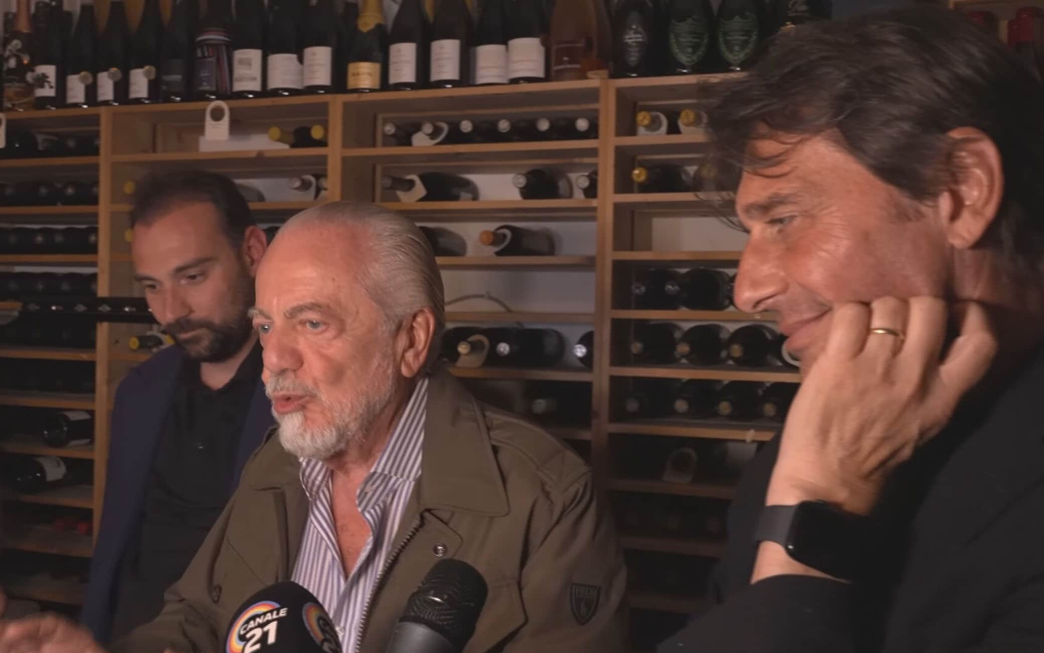 Napoli, De Laurentiis: 'Asseconderò Conte in tutto'. Manna: 'Vicini a De Bruyne'. Video | Sky Sport