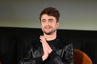 BROOKLYN, NEW YORK - NOVEMBER 01: Daniel Radcliffe speaks during the US Premiere Of Weird: The Al Yankovic Story at Alamo Drafthouse Cinema Brooklyn on November 01, 2022 in Brooklyn, New York. (Photo by Slaven Vlasic/Getty Images for The Roku Channel)