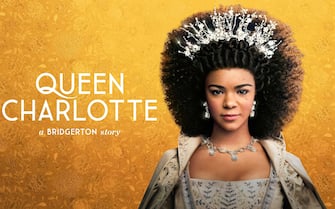 USA. India Amarteifio in the (C)Netflix new series: Queen Charlotte: A Bridgerton Story (2023).

Plot: Betrothed against her will to King George, young Charlotte arrives in London on her wedding day and faces scrutiny from the monarch's cunning mother.
Ref: LMK106-J9900-120523
Supplied by LMKMEDIA. 
Editorial Only. Landmark Media is not the copyright owner of these Film or TV stills but provides a service only for recognised Media outlets. pictures@lmkmedia.com