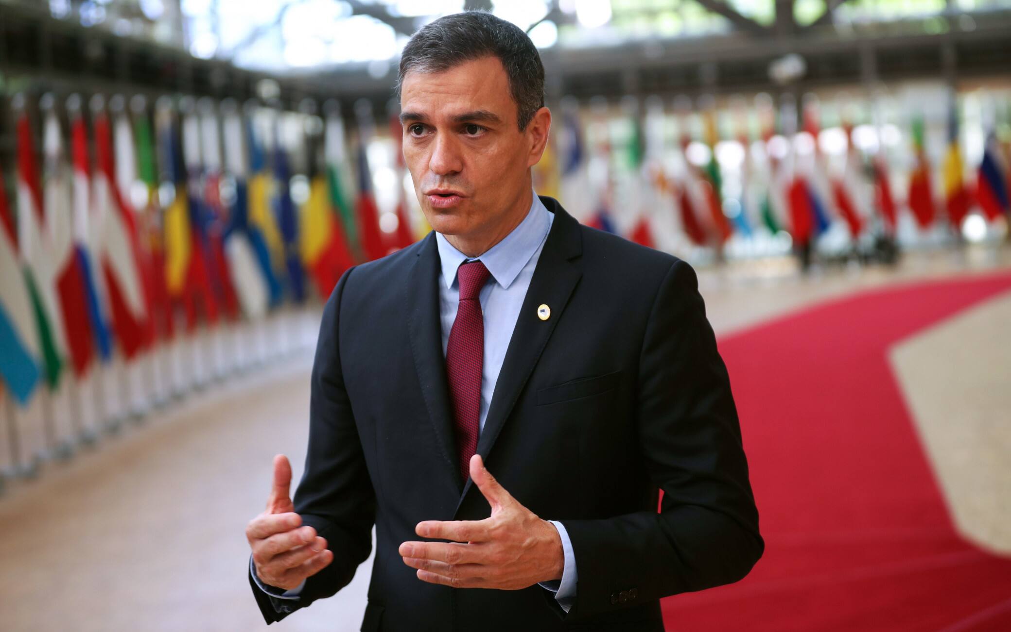 Il premier spagnolo Pedro Sanchez