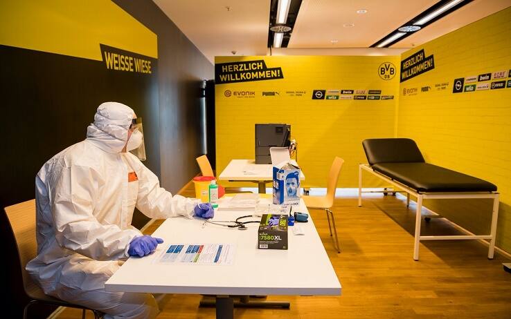 Lo stadio del Borussia messo a disposizione per la lotta al coronavirus