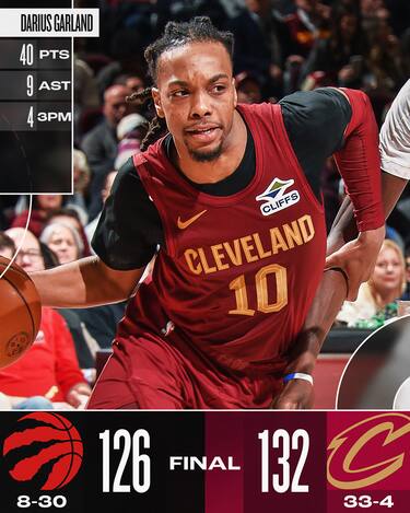 CLEVELAND CAVALIERS-TORONTO RAPTORS 132-126