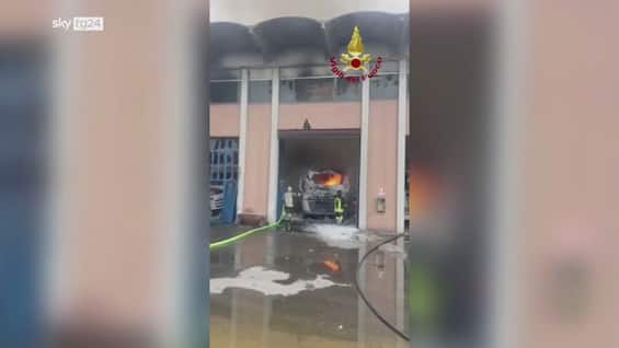 parma incendio azienda plasto block verifiche su amianto