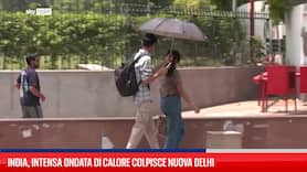 India, intensa ondata di calore colpisce Nuova Delhi