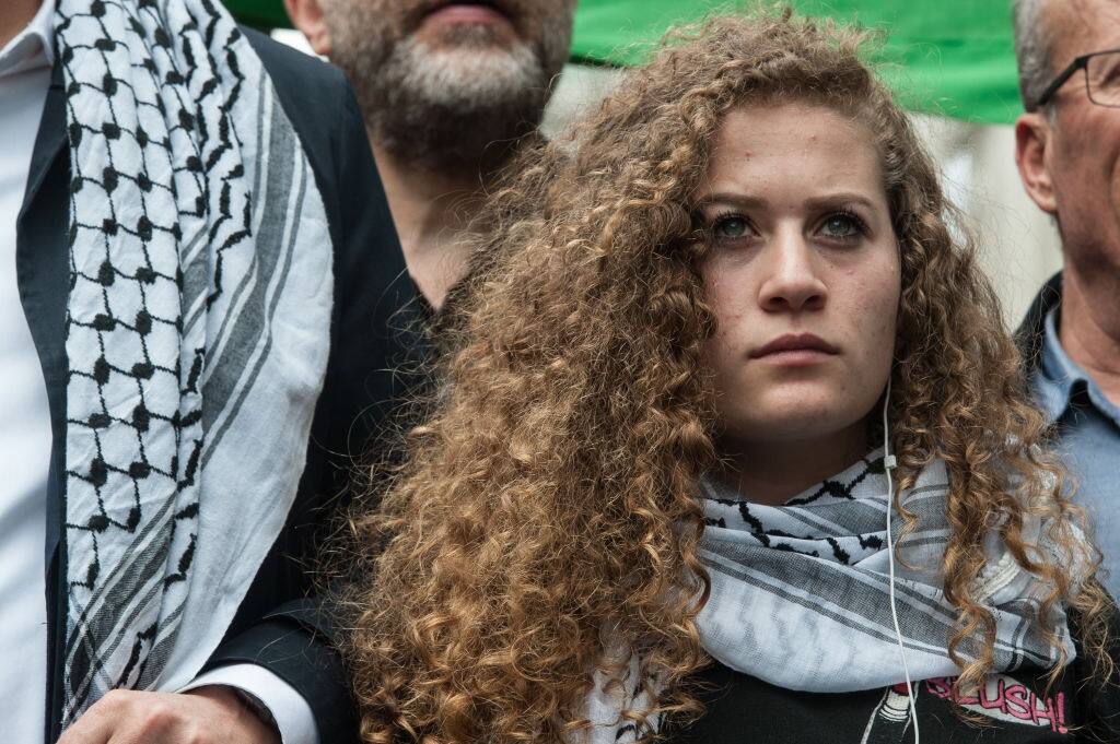 L'attivista palestinese Ahed Tamimi.