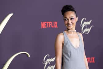 Ruth Negga attends the arrivals of Netflix's Premiere of Good Grief at The Egyptian Theatre in Los Angeles, CA on December 19, 2023. (Photo by Corine Solberg/SipaUSA)