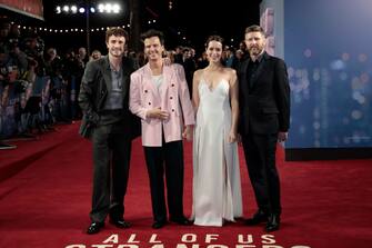 LONDON, ENGLAND - JANUARY 23: Paul Mescal, Andrew Scott, Claire Foy and Andrew Haigh attend the UK Gala Screening of "All Of Us Strangers" at BFI Southbank on January 23, 2024 in London, England. (Photo by John Phillips/Getty Images)