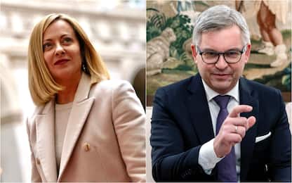 Giorgia Meloni e Magnus Brunner