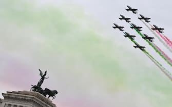 Frecce tricolori alla parata del 2 giugno