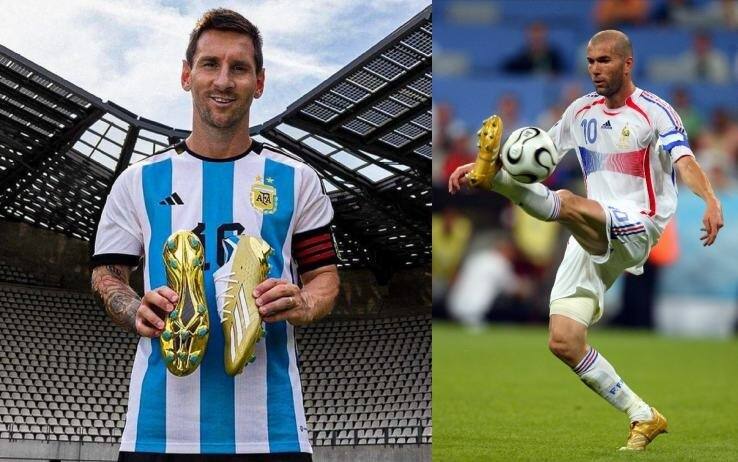 Messi Zidane scarpe