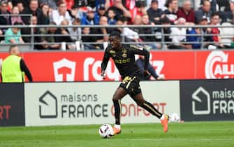 22 Timothy WEAH (losc) during the Ligue 1 Uber Eats match between Reims and Lille at Stade Auguste Delaune on May 6, 2023 in Reims, France. (Photo by Anthony Bibard/FEP/Icon Sport/Sipa USA)