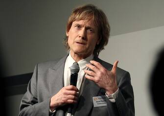 NEW YORK, NY - DECEMBER 5: David Thomson, Chairman of Thomson Reuters and Chairman of The Woodbridge Company Limited speaks during the photography seminar, "Iconic in an Instant? One Trillion Images" at the International Center of Photography on December 5, 2016 in New York City. (Photo by Gary Hershorn/Getty Images)