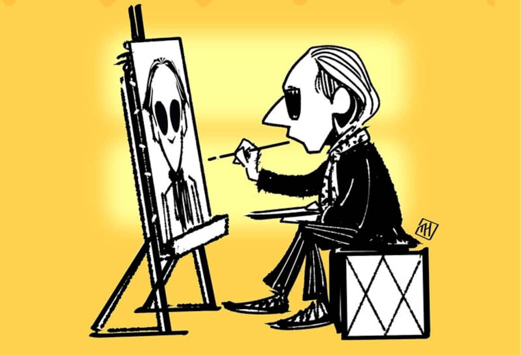 Un dettaglio della copertina di “Battiato l’artista”