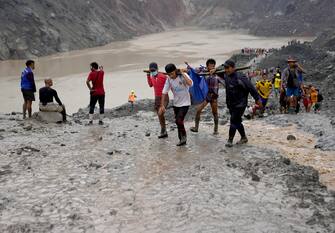 MYANMAR ACCIDENT LANDSLIDE JADE MINE